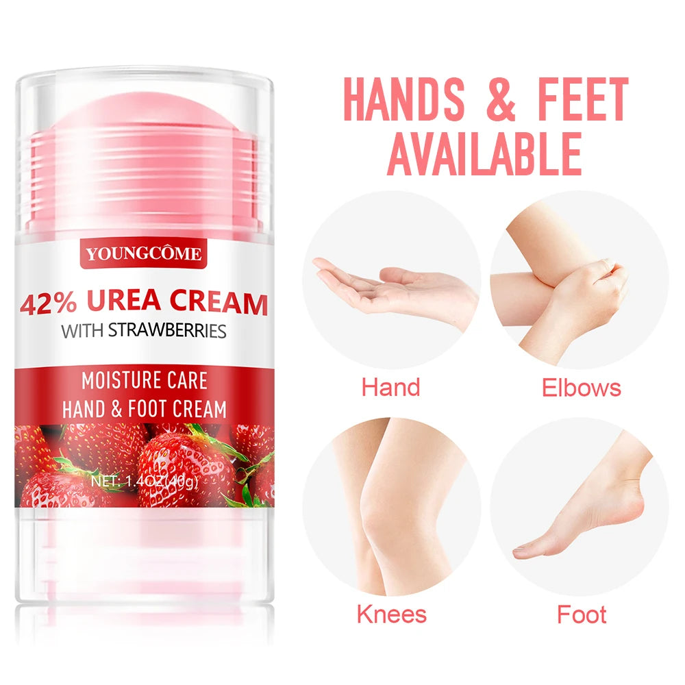 40g Urea Foot Cream Dry Cracked Feet Heel Gentle Exfoliation Softening Skin Ultra-Hydrating Hand Foot Care Cream Stick Protuct