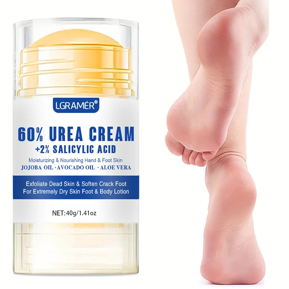 40g Urea Foot Cream Dry Cracked Feet Heel Gentle Exfoliation Softening Skin Ultra-Hydrating Hand Foot Care Cream Stick Protuct
