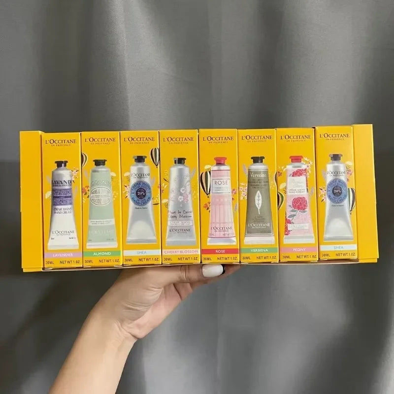 Moisturizing Hand Cream Eight Gift Box Set Moisturizing Whitening Skin Care Natural Fragrance Tender Hand Cream