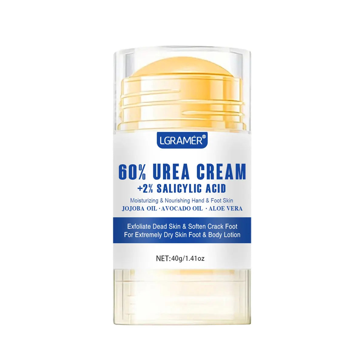 40g Urea Foot Cream Dry Cracked Feet Heel Gentle Exfoliation Softening Skin Ultra-Hydrating Hand Foot Care Cream Stick Protuct